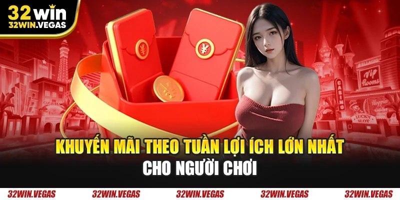 Khuyến mãi theo tuần lợi ích lớn nhất cho người chơi